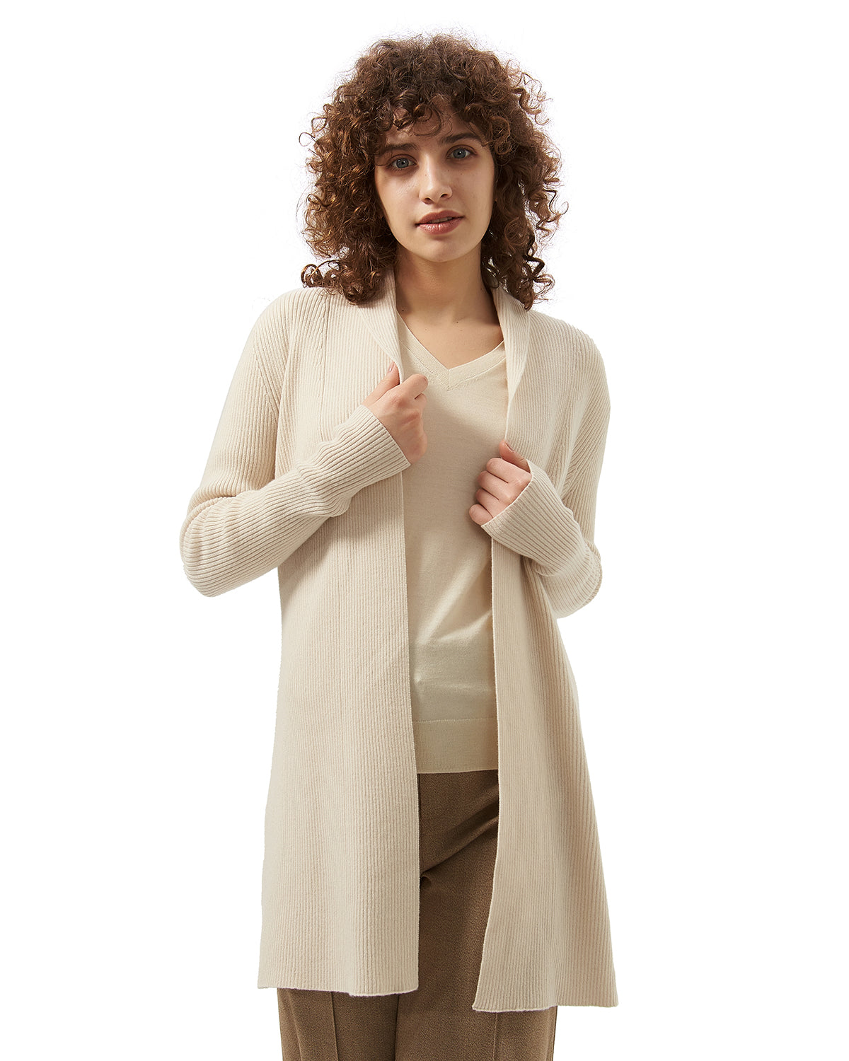 Longline Cashmere Cardigan