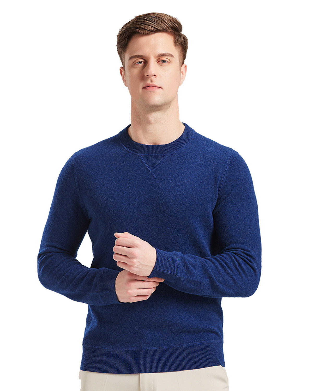 Crewneck Pullover Cashmere Sweater