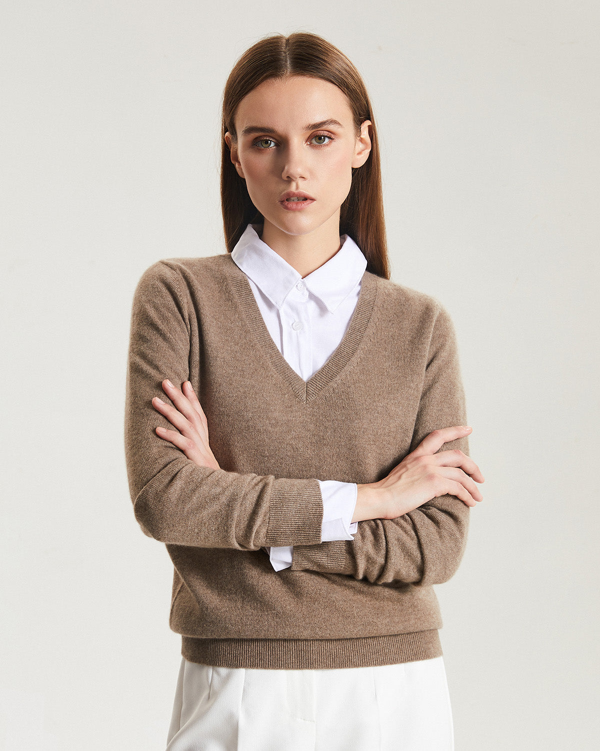 V-Neck Cashmere Sweater