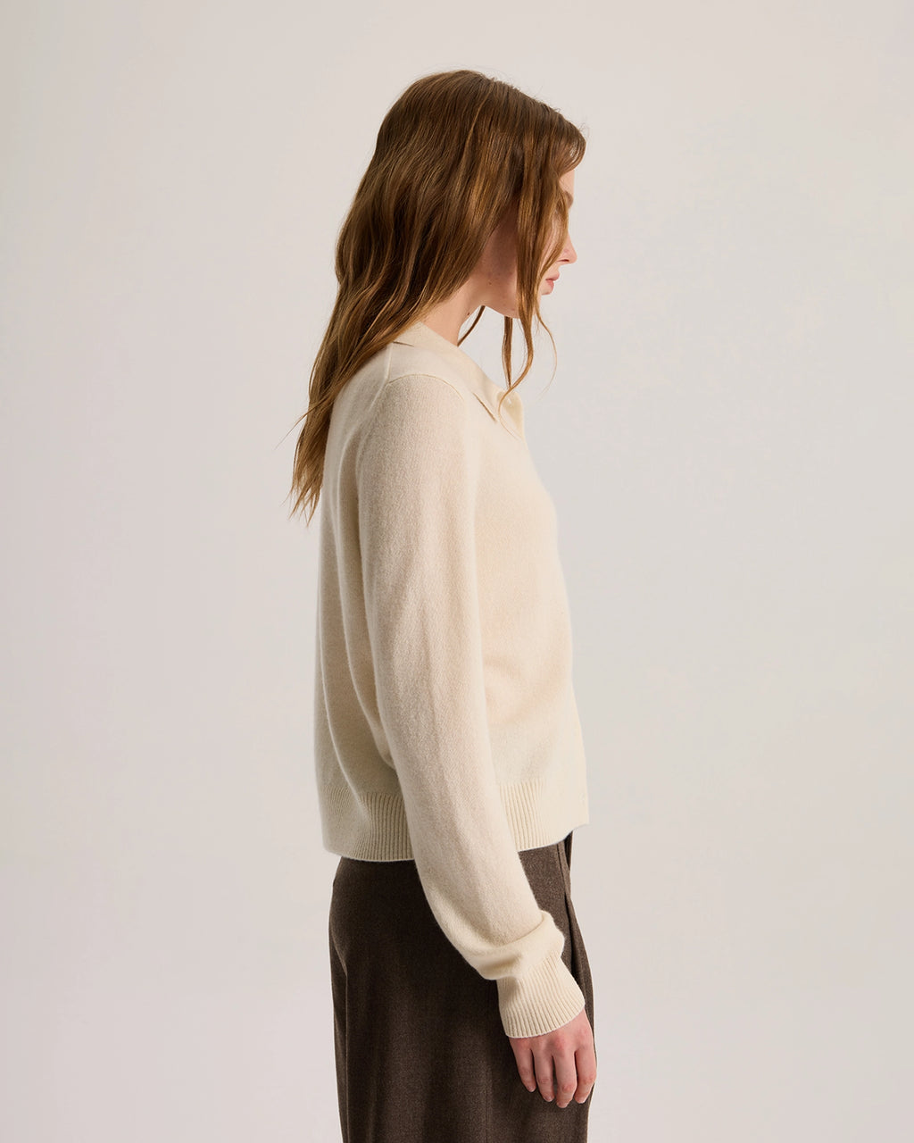 cashmere button down cardigan