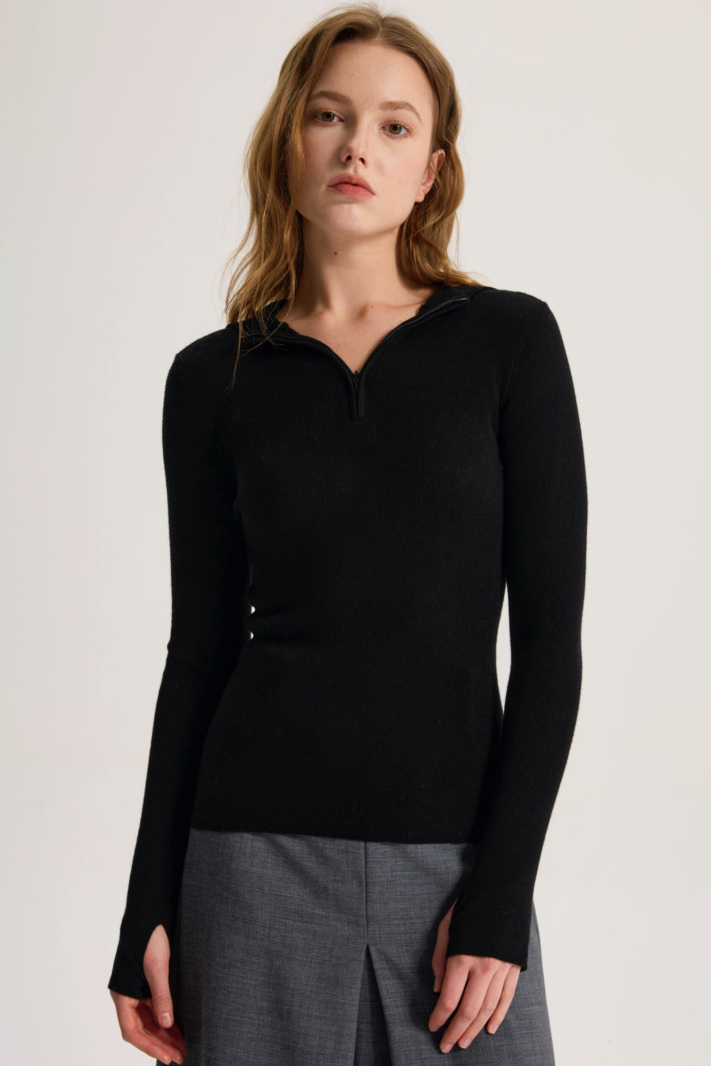 Worsted Cashmere hoodie