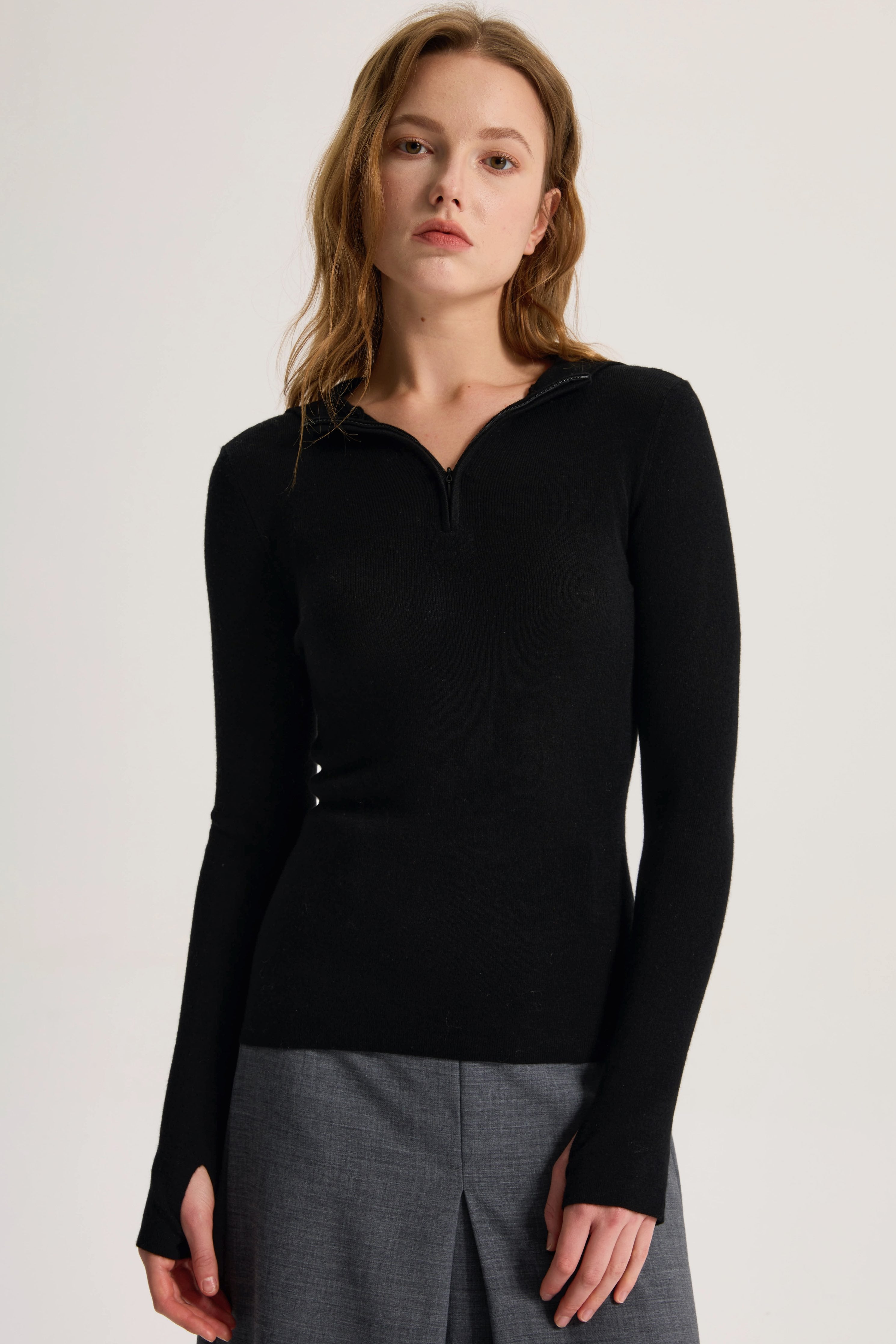 Worsted Cashmere hoodie