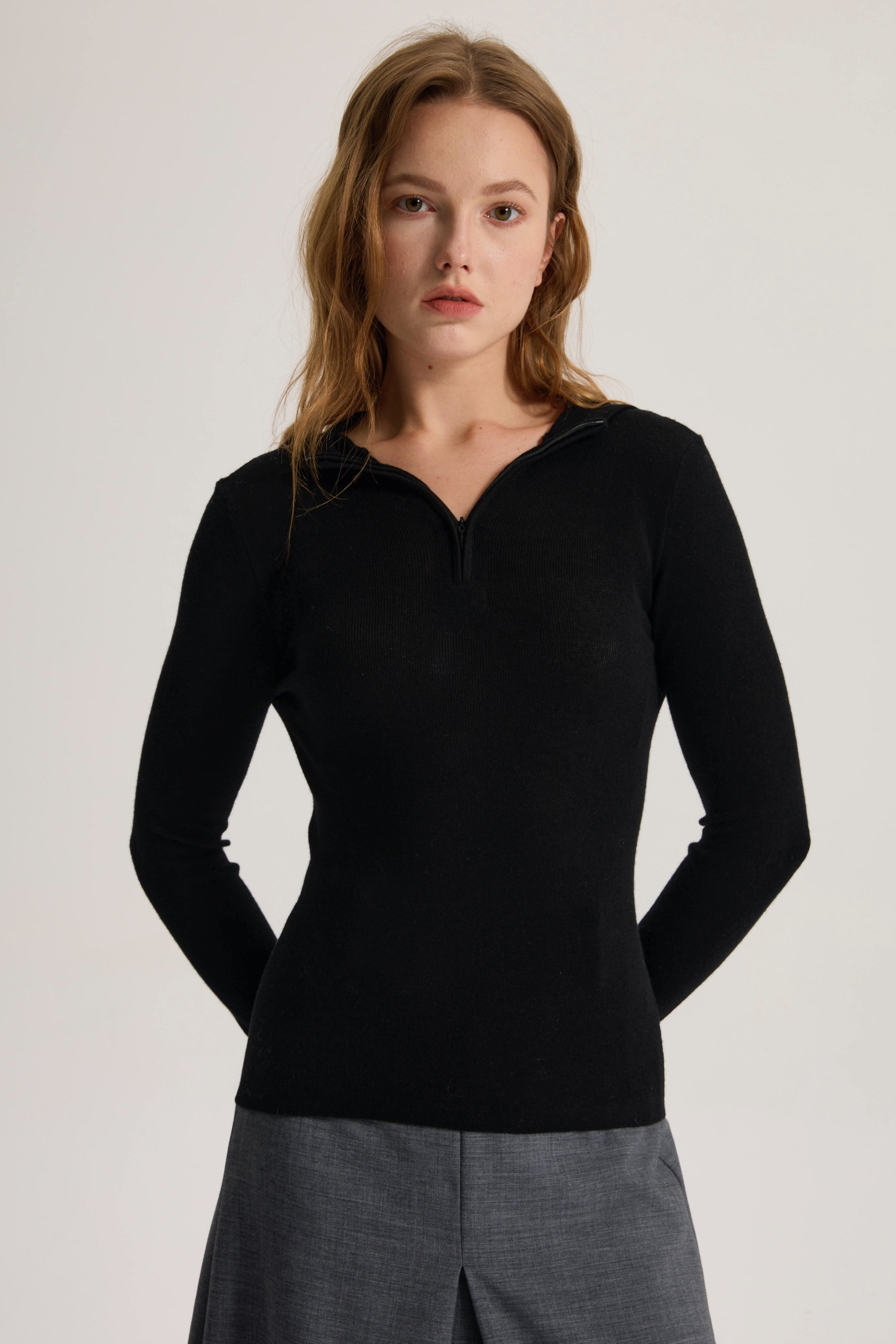 Worsted Cashmere hoodie