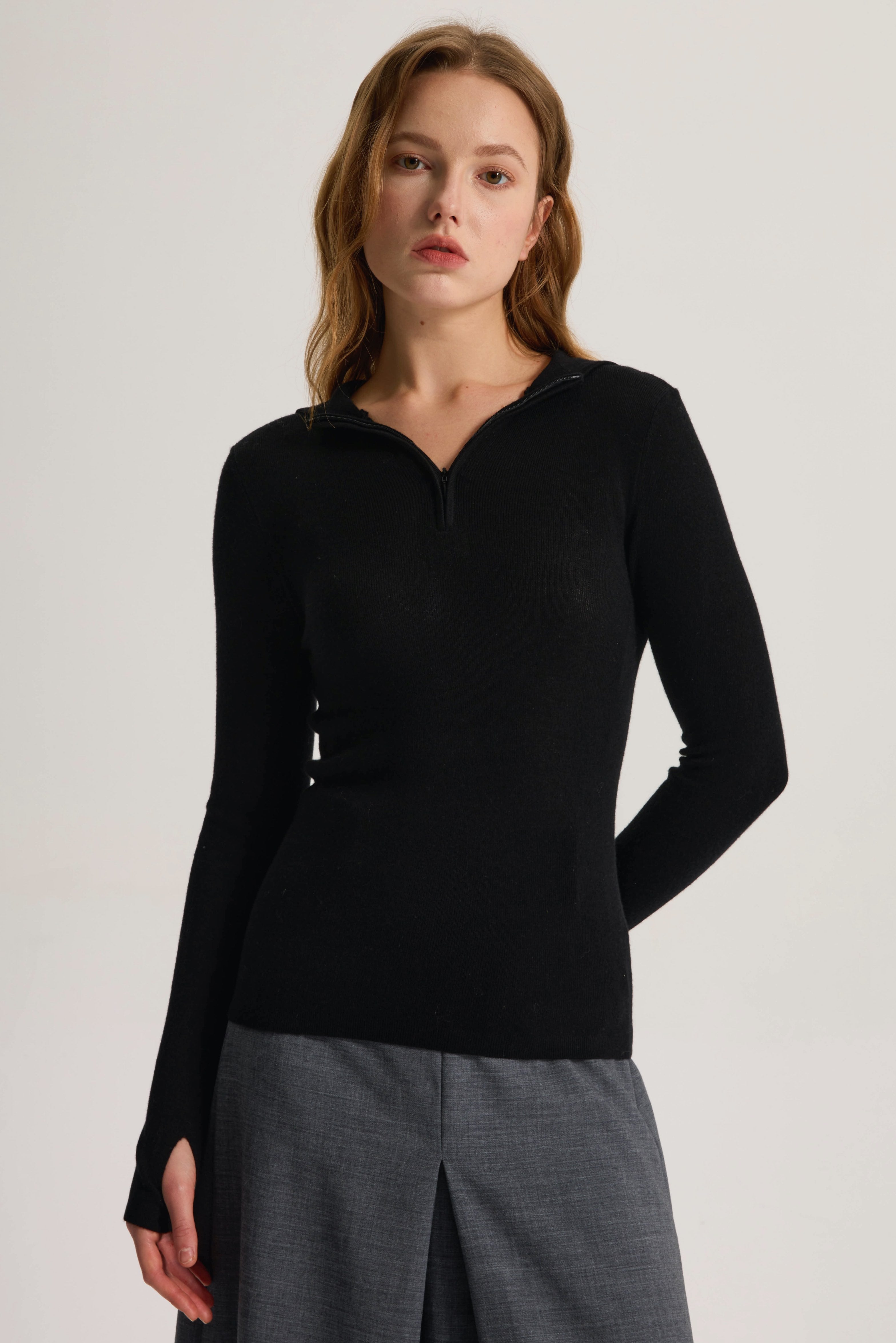 Worsted Cashmere hoodie