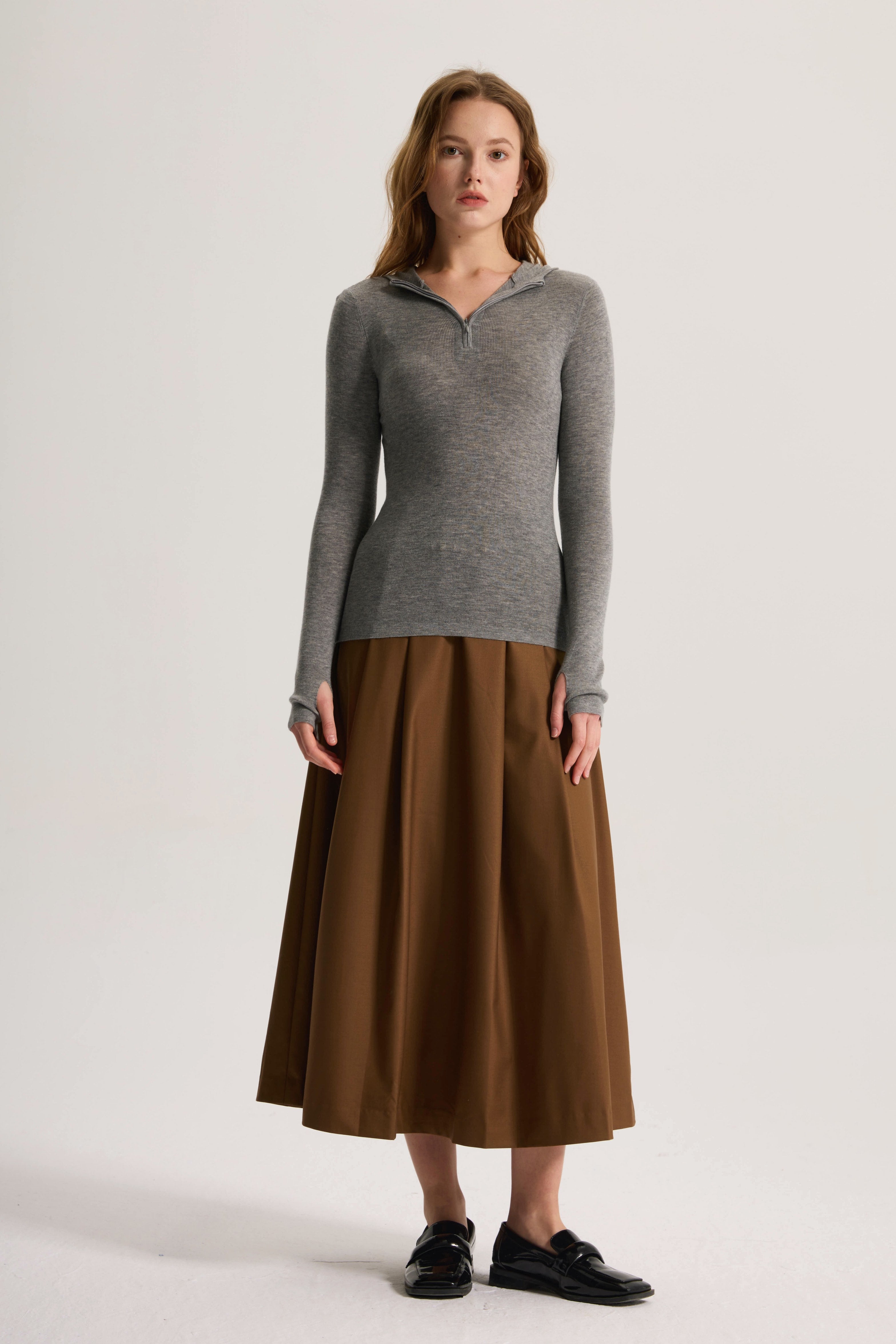 Worsted Cashmere hoodie