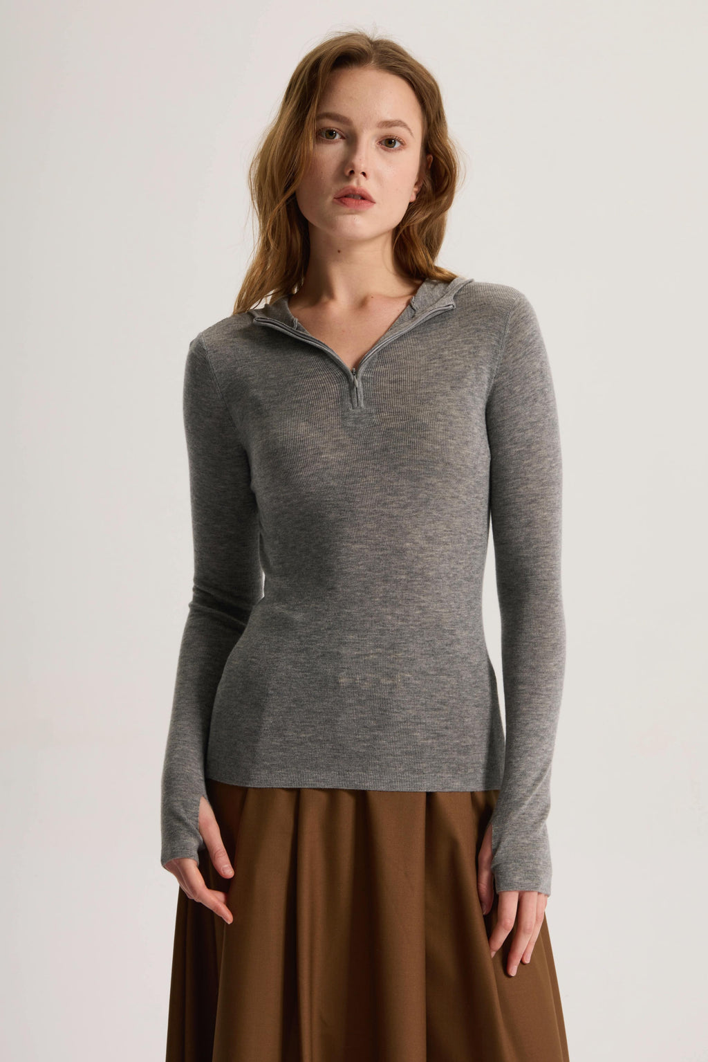 Worsted Cashmere hoodie