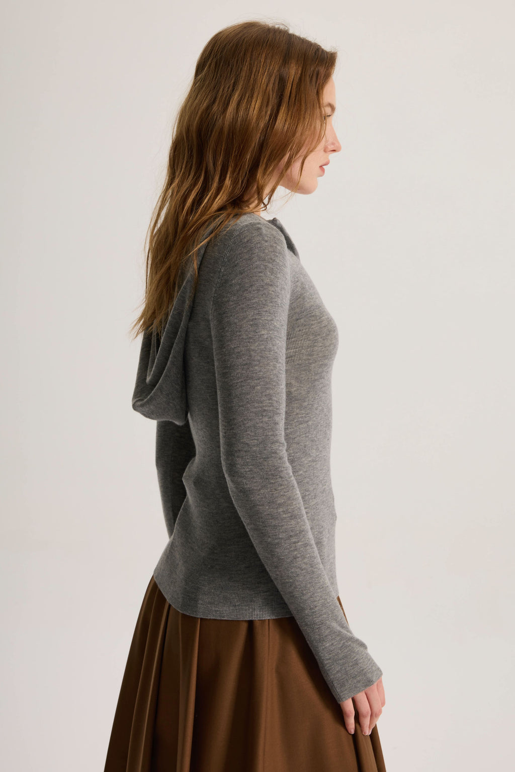 Worsted Cashmere hoodie
