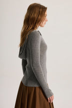 Worsted Cashmere hoodie