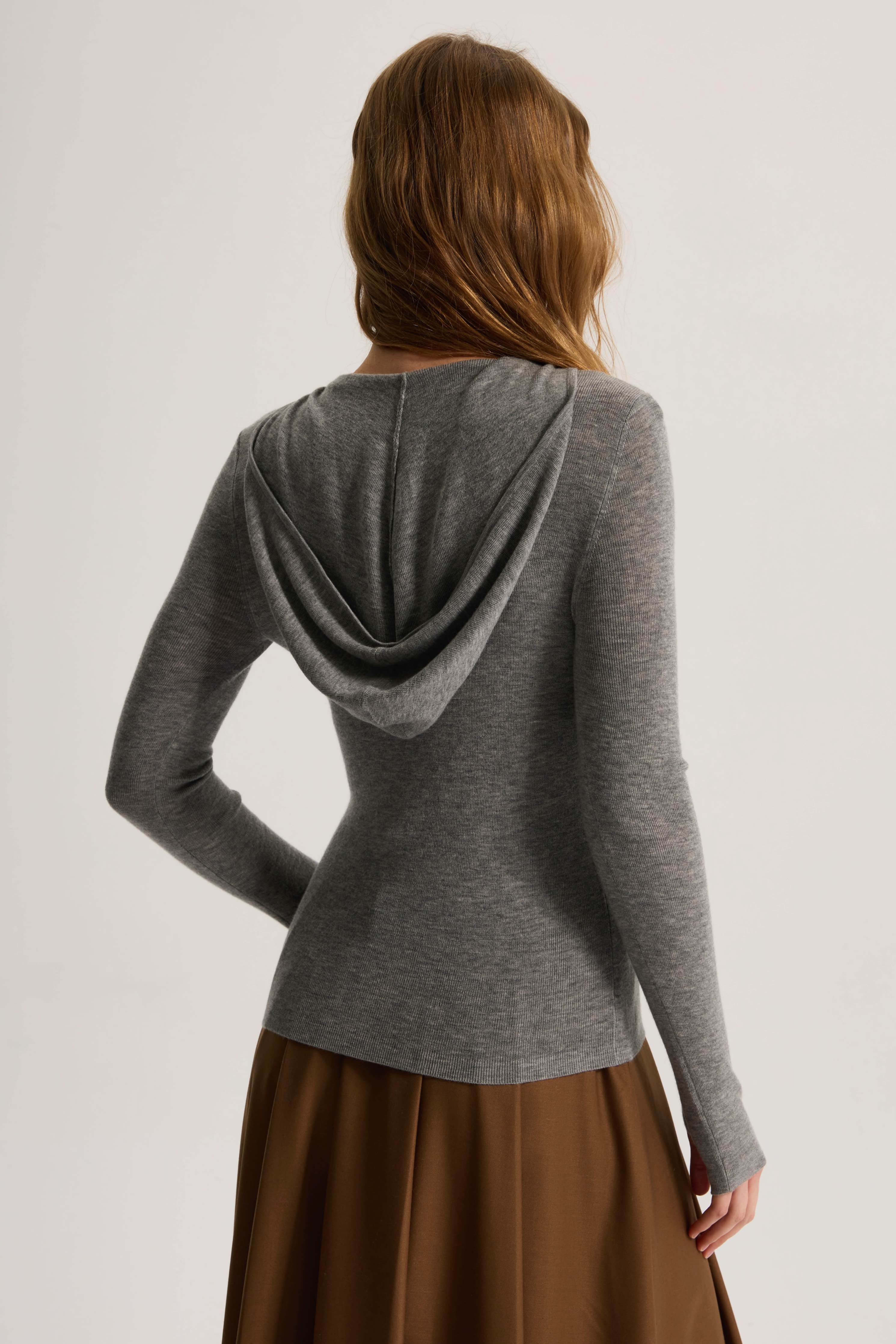 Worsted Cashmere hoodie