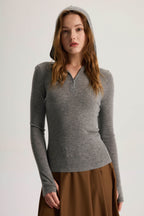 Worsted Cashmere hoodie