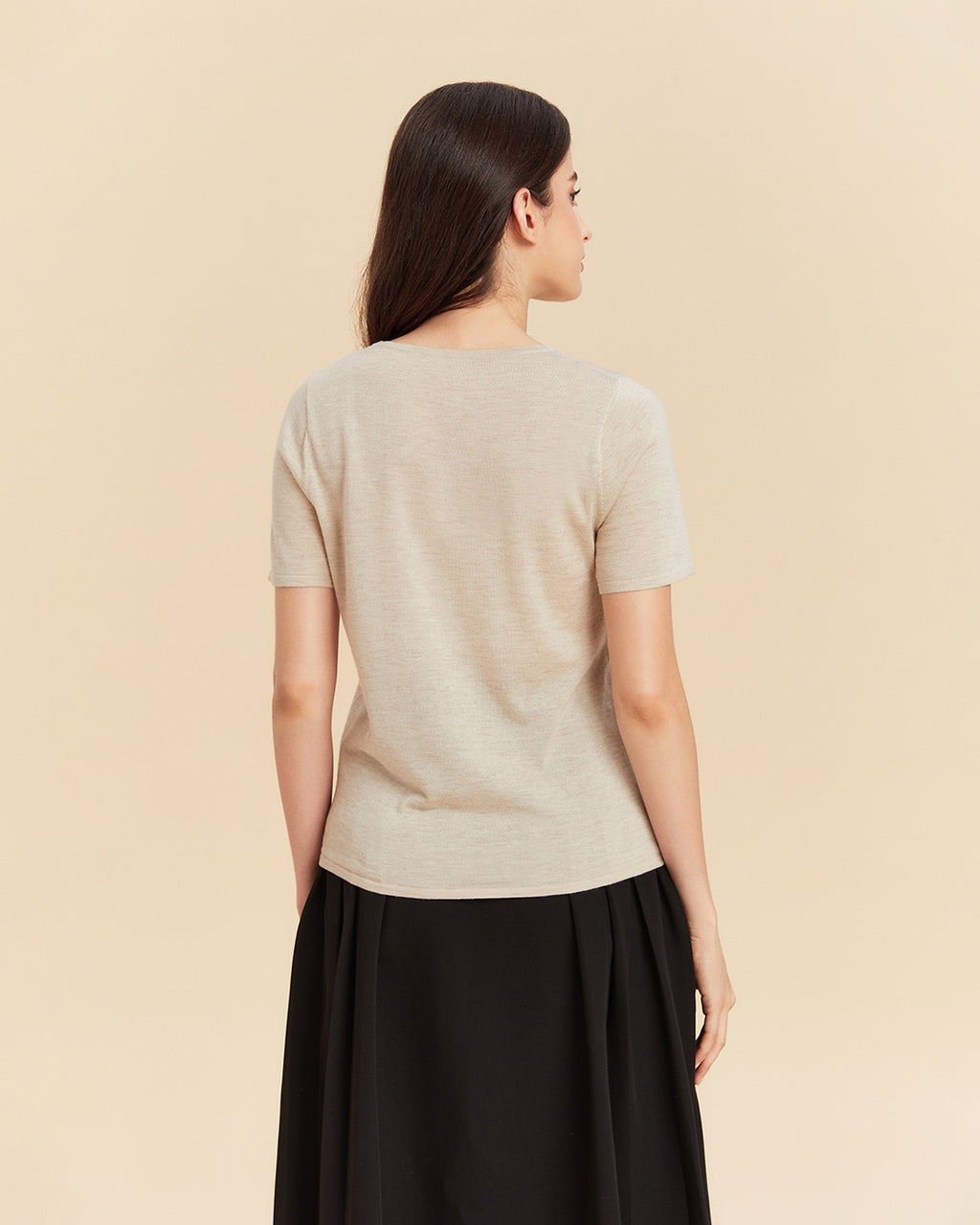Silk Cashmere T shirt