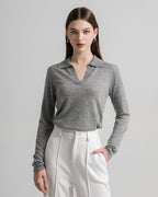 Super Lightweight Worsted Cashmere Polo