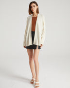 Front Open Cashmere Cardigan