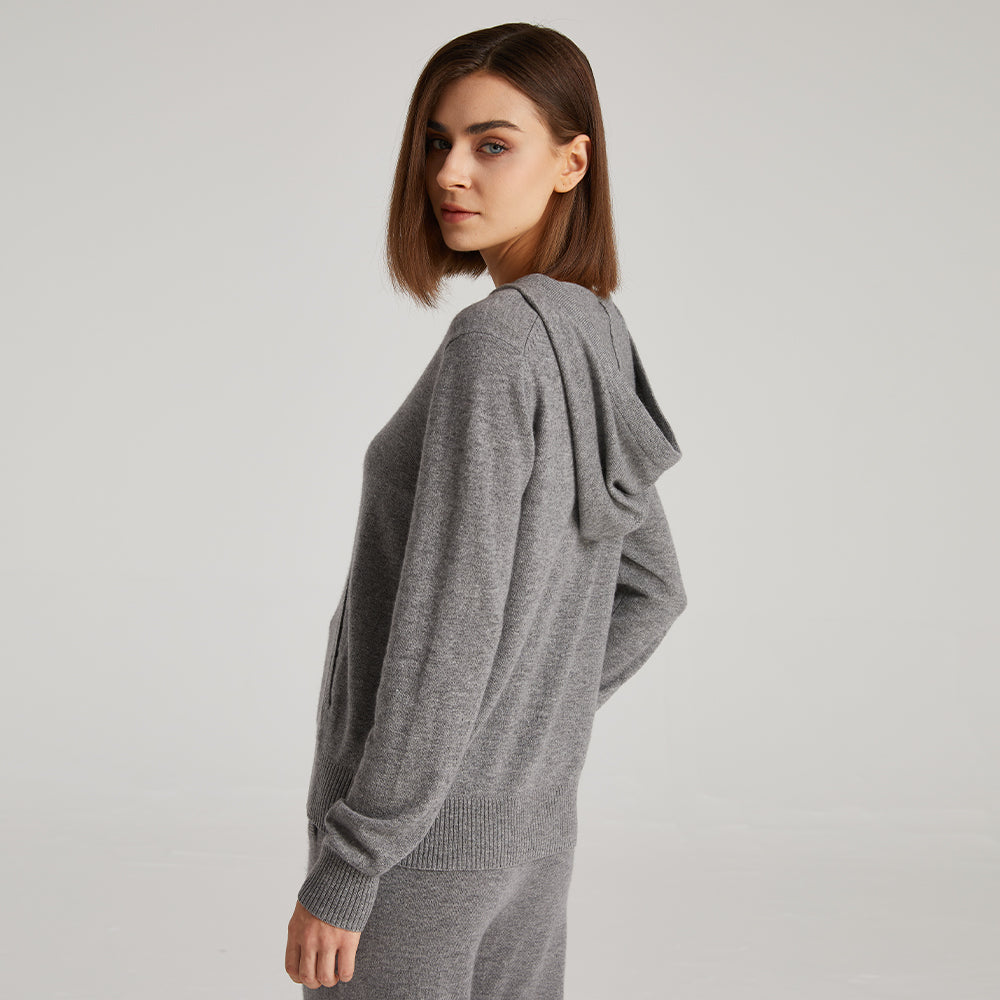 Women's Cashmere Hoodie