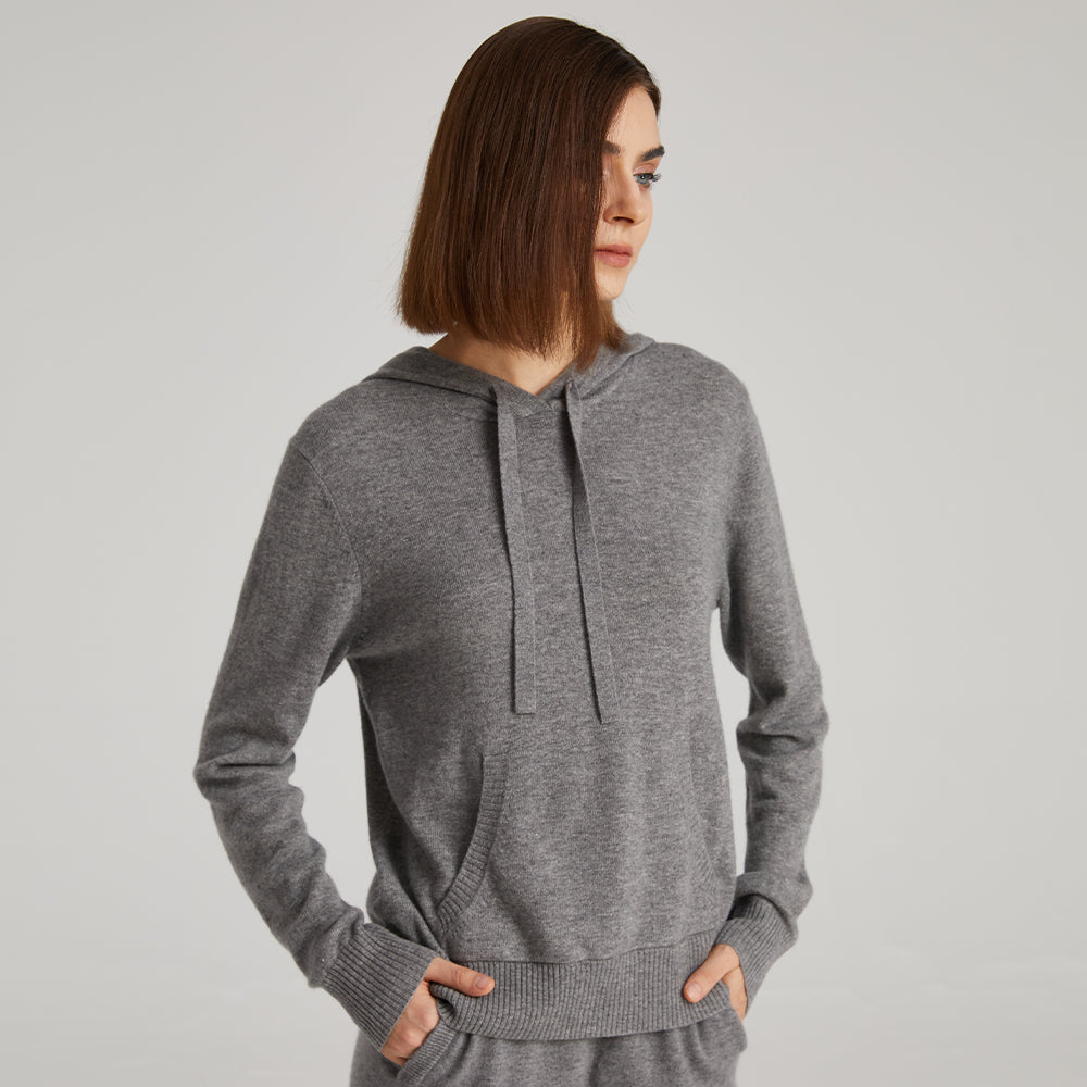 Women's Cashmere Hoodie