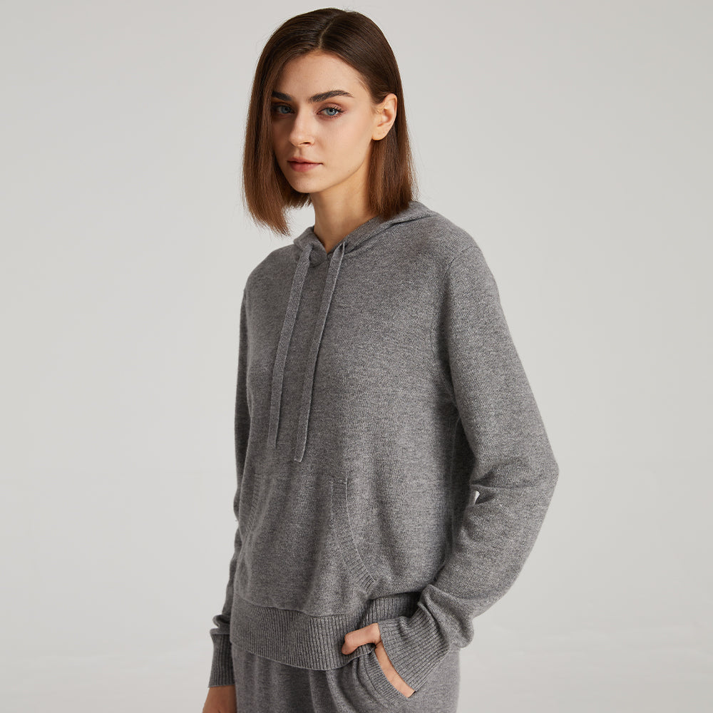 Women's Cashmere Hoodie