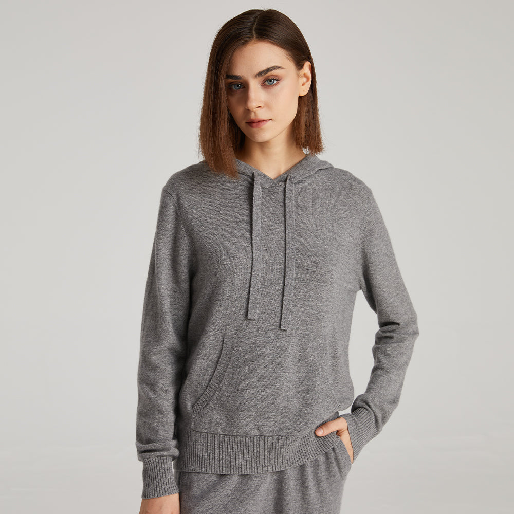 Women's Cashmere Hoodie