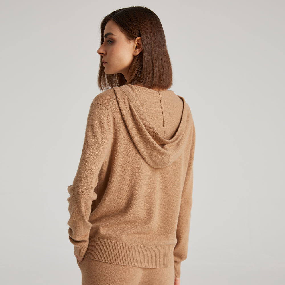 Women's Cashmere Hoodie