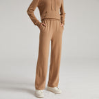 Wide Leg Cashmere Pants