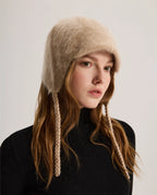 Brushed Cashmere Earflaps Hat