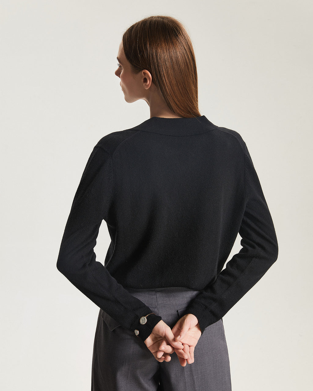 Cashmere Polo Sweater
