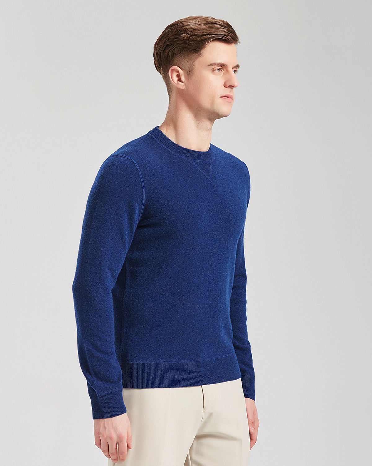 Crewneck Pullover Cashmere Sweater