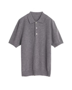 Jacquard Wool Polo Shirt