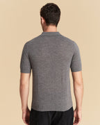Wool Silk Polo Shirt