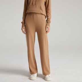 Wide Leg Cashmere Pants