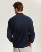 Quarter-Zip Recycled Cashmere Sweater