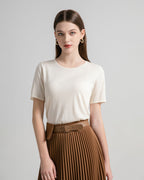 Silk Cashmere T shirt