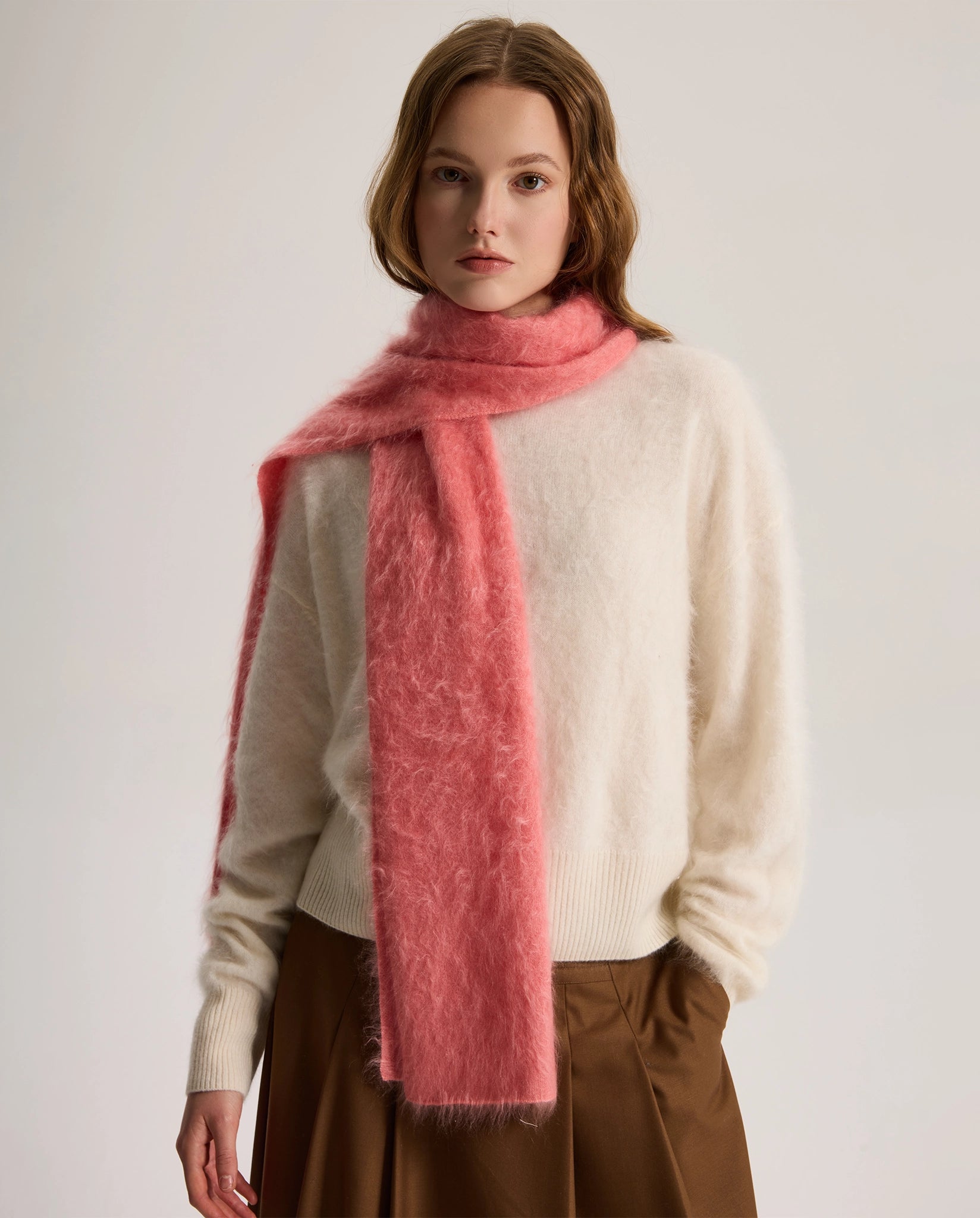 Plant Dyed Brused Scarf