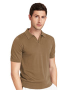 Wool Silk Polo Shirt