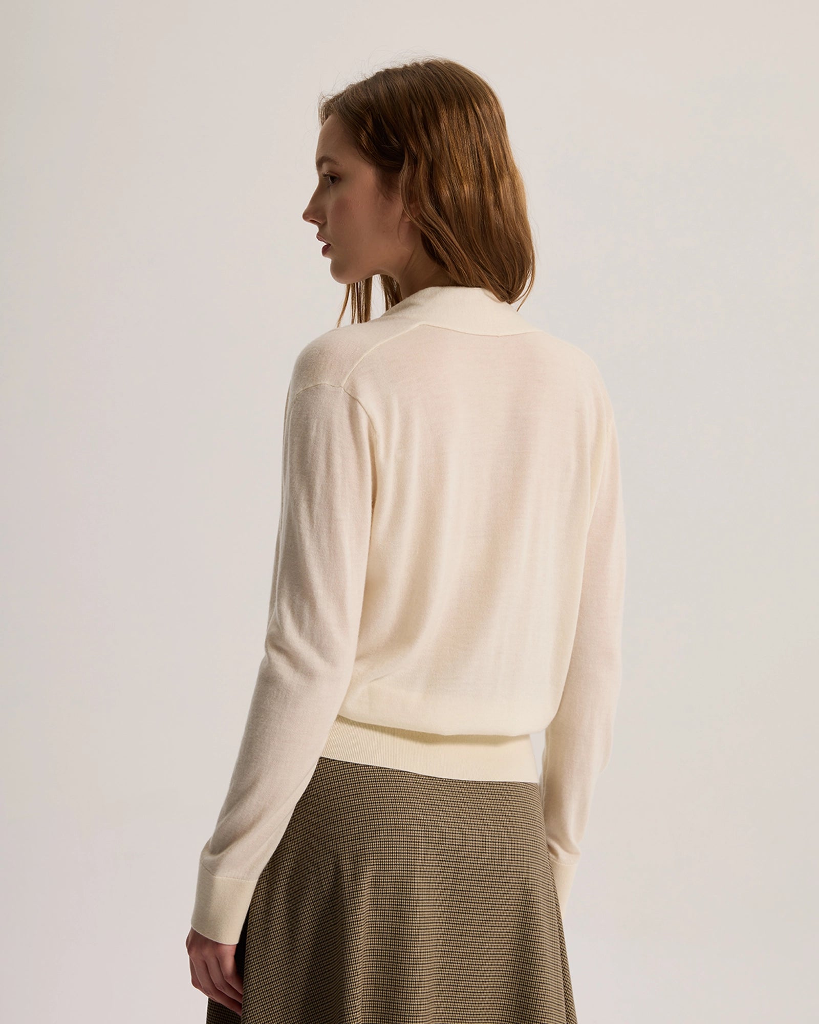 Lightweight Oversize Worsted Cashmere Sweater