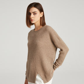 Oversize Drop Shoulder Cashmere Sweater