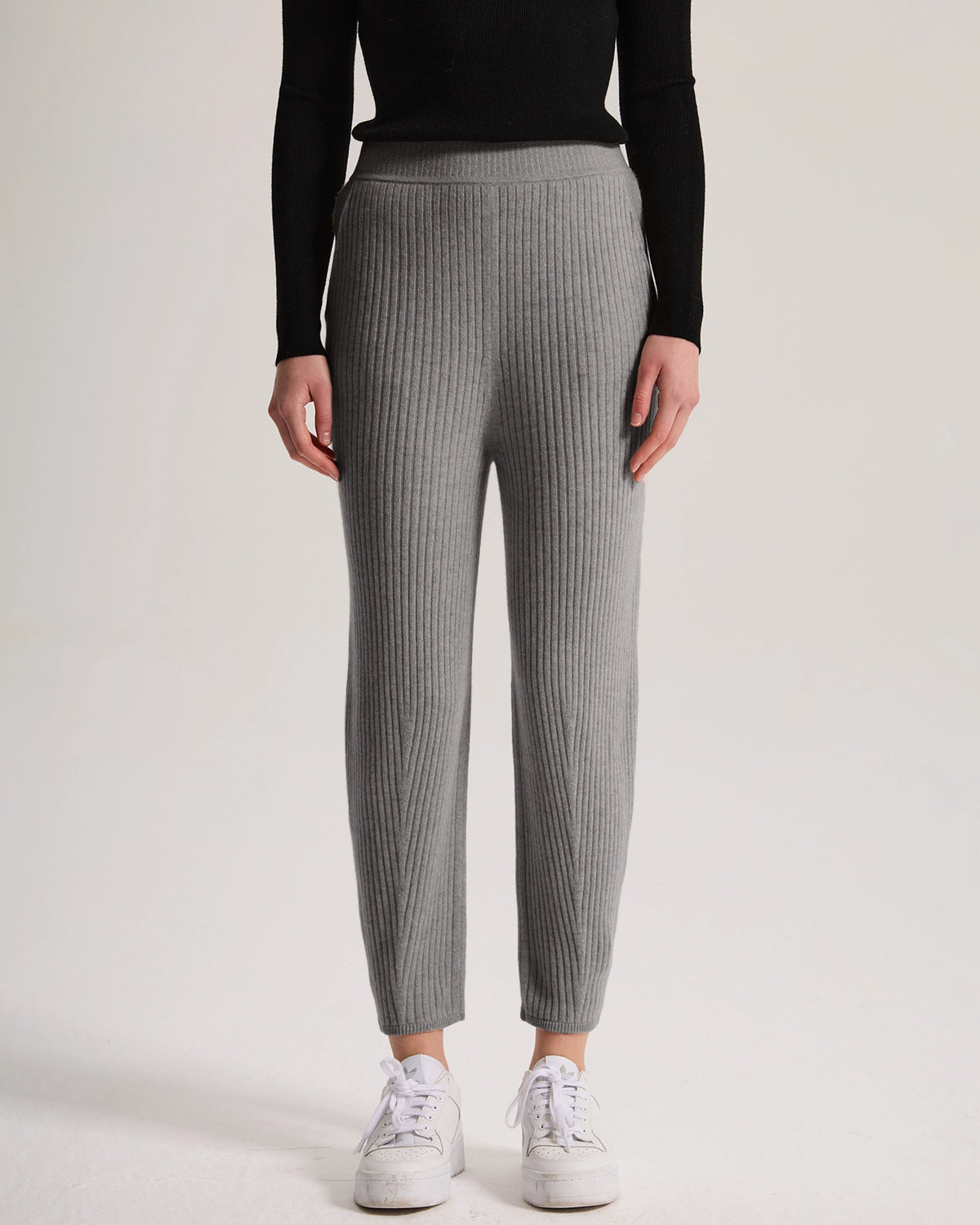 Ribbed Cashmere Jogger