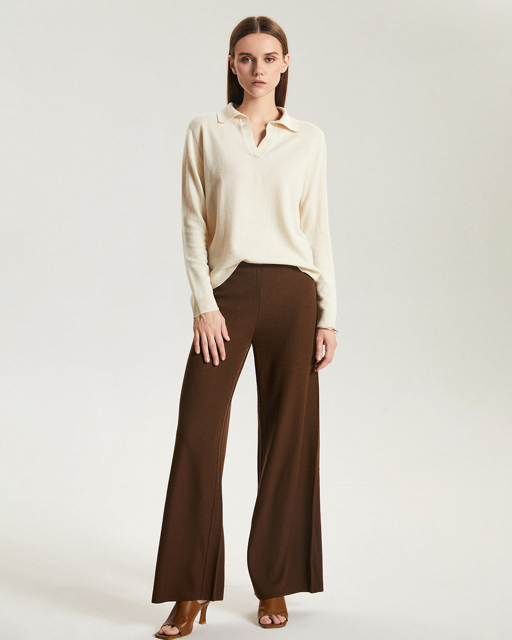 Cashmere Polo Sweater