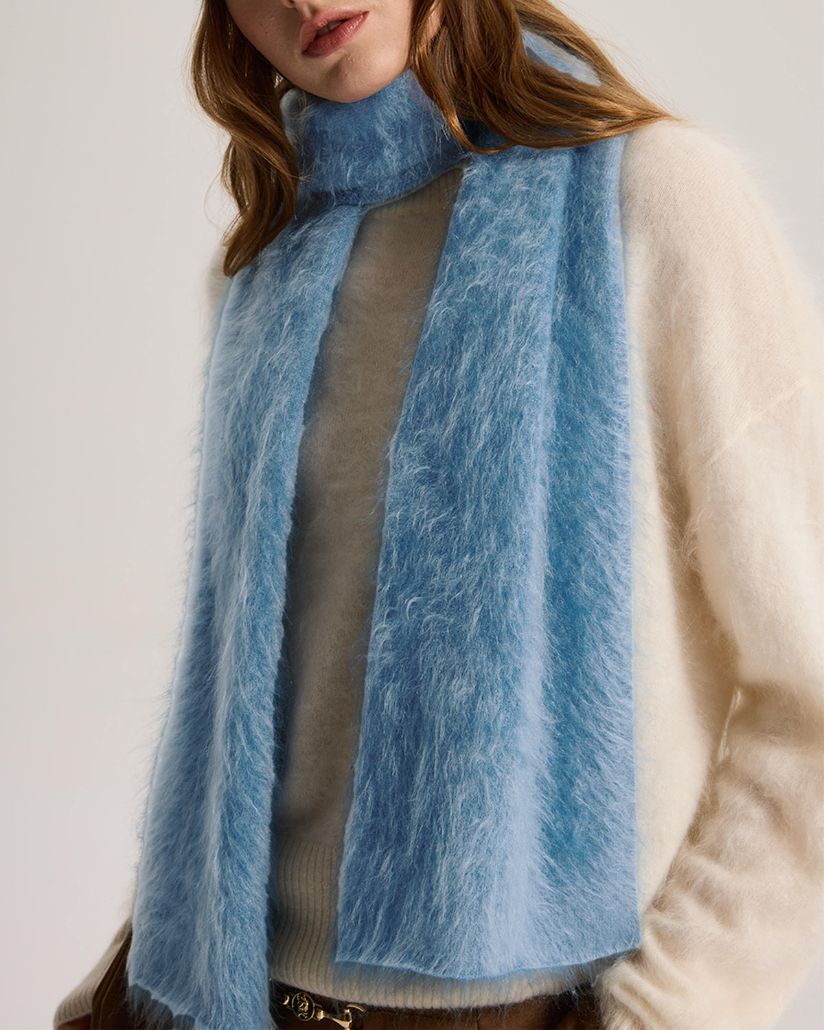 Plant Dyed Brused Scarf