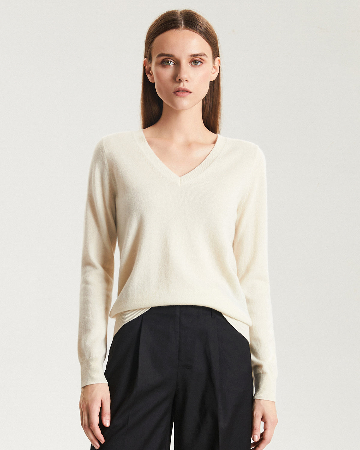 V-Neck Cashmere Sweater