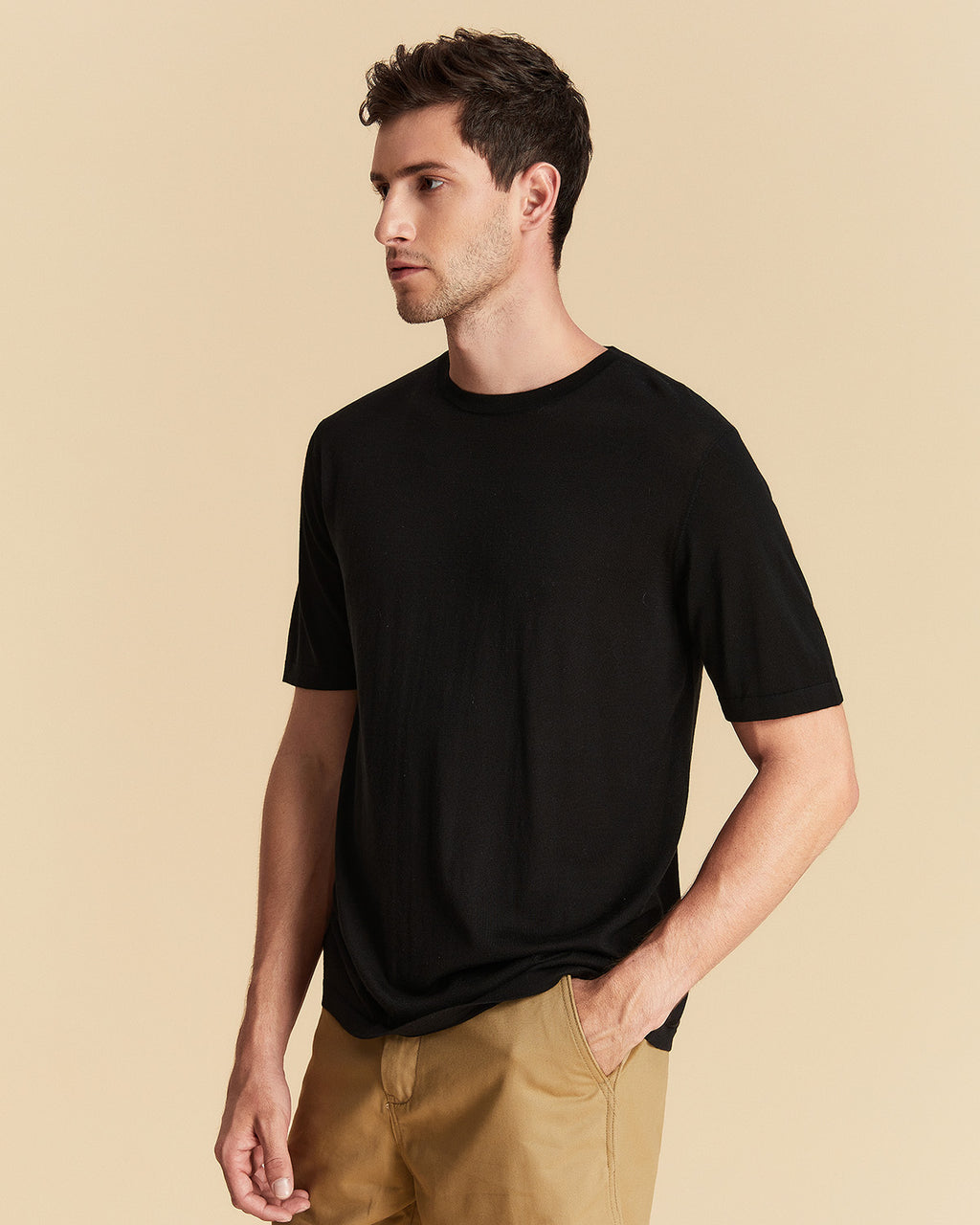 Silk Cashmere T Shirt