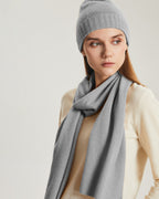 Cashmere Beanie & Scarf Set