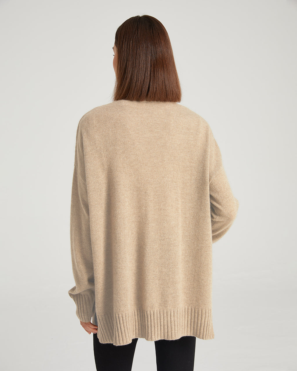 Front Open Cashmere Cardigan