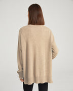 Front Open Cashmere Cardigan