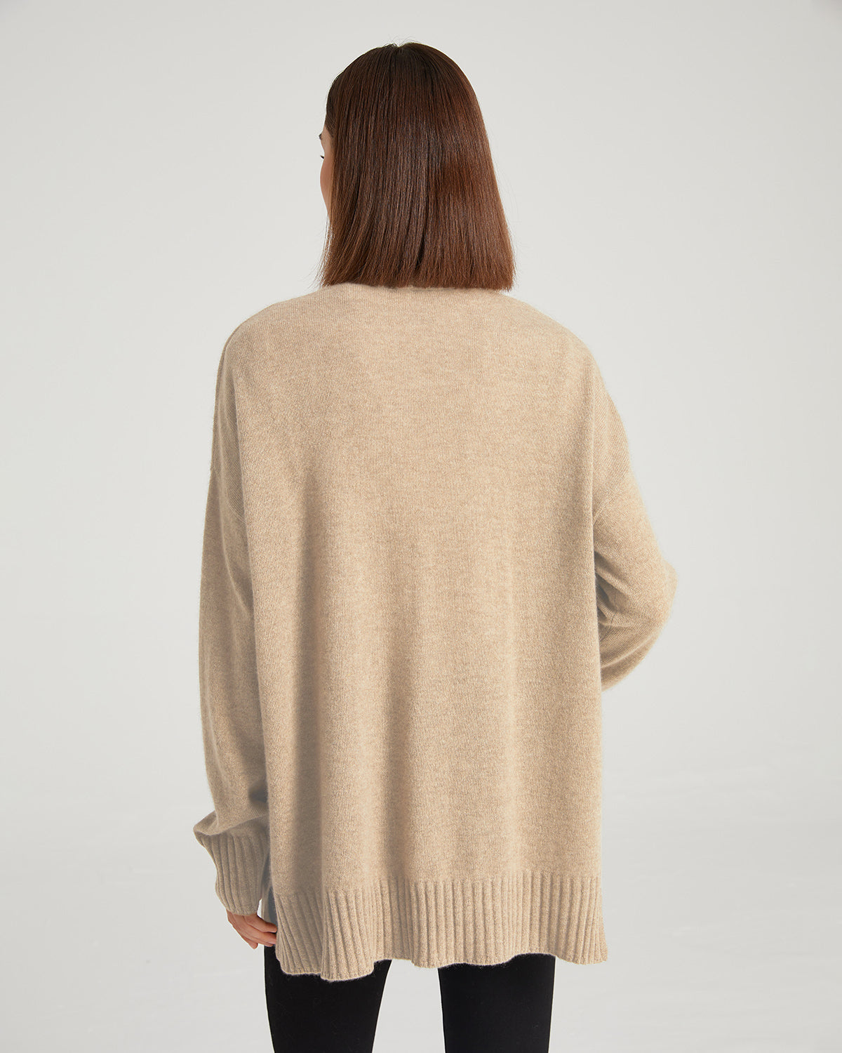 Front Open Cashmere Cardigan