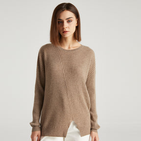 Oversize Drop Shoulder Cashmere Sweater