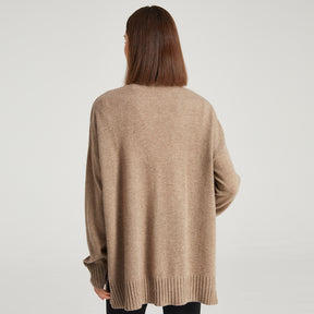 Front Open Cashmere Cardigan