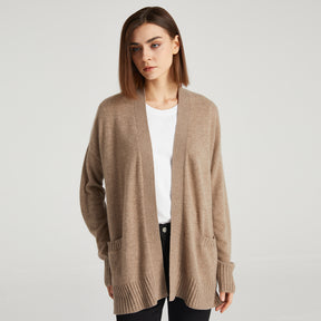 Front Open Cashmere Cardigan