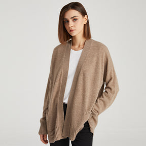 Front Open Cashmere Cardigan