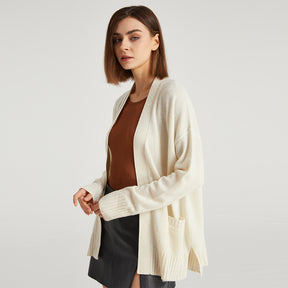 Front Open Cashmere Cardigan