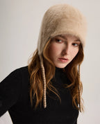 Brushed Cashmere Earflaps Hat